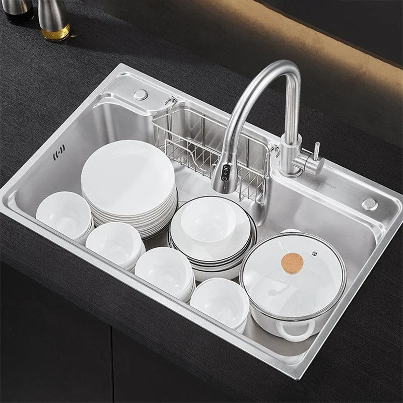 Contemporary Kitchen Sink Set Stainless Steel Friction Resistant Kitchen Sink Set -Bathlova