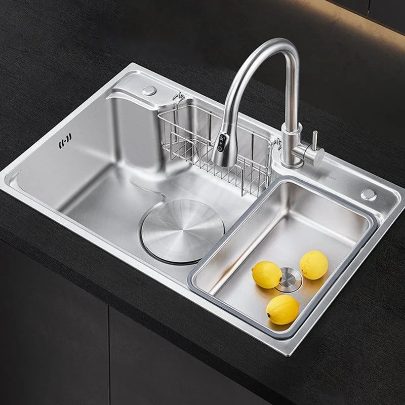 Contemporary Kitchen Sink Set Stainless Steel Friction Resistant Kitchen Sink Set -Bathlova