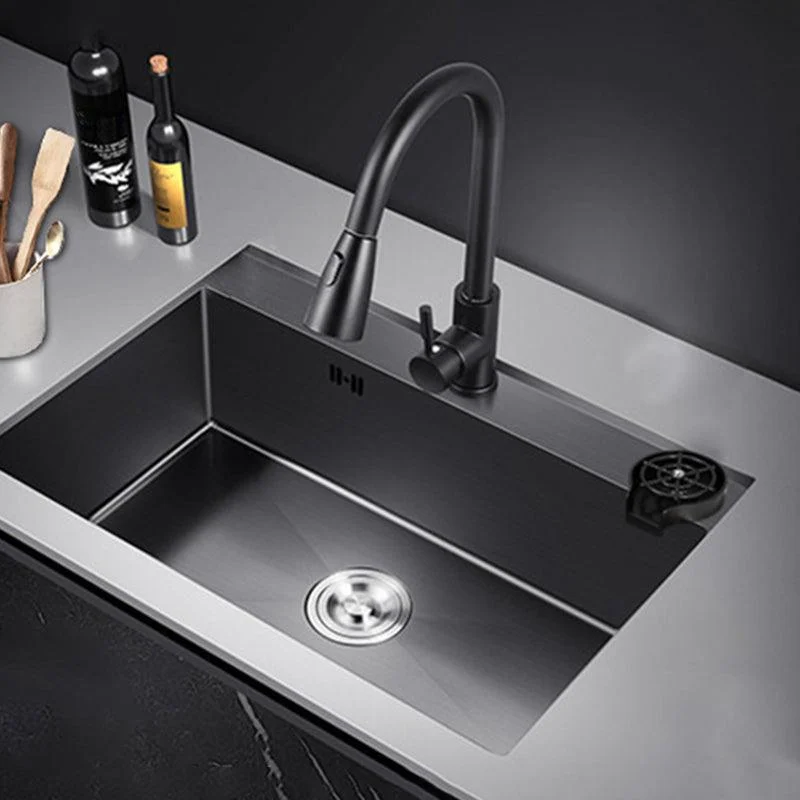 Contemporary Kitchen Sink Stainless Steel 2 Holes Drop-In Kitchen Sink -Bathlova