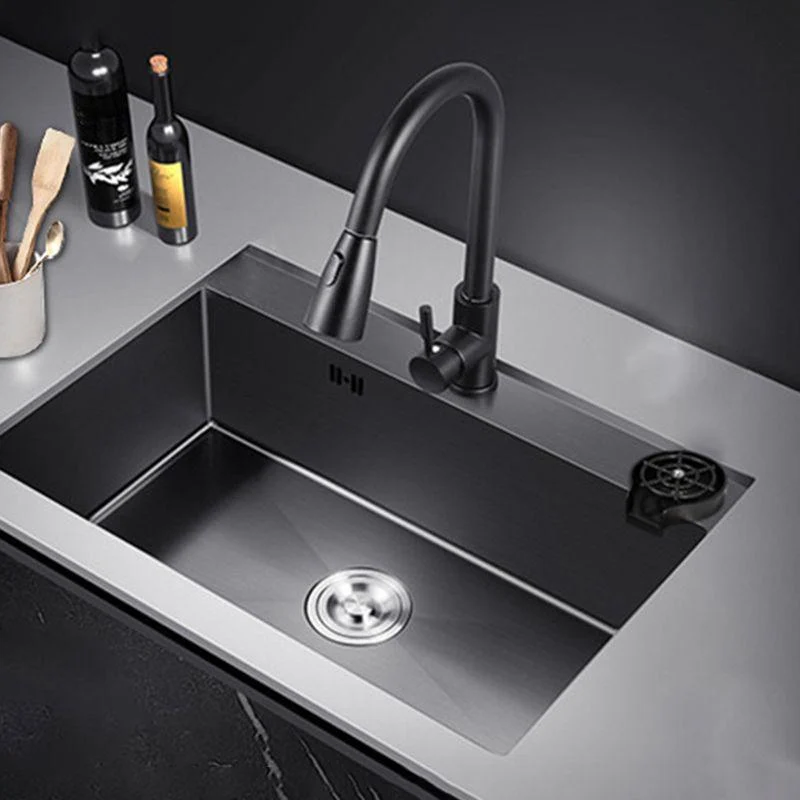 Contemporary Kitchen Sink Stainless Steel 2 Holes Drop-In Kitchen Sink -Bathlova