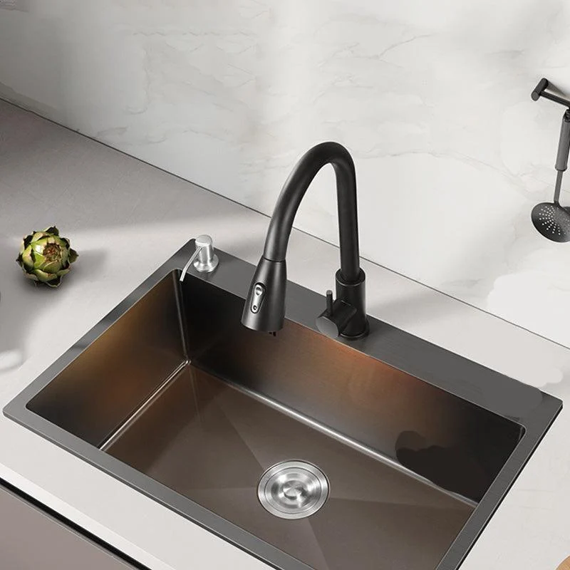 Contemporary Kitchen Sink Stainless Steel Colorfast Drop-In Kitchen Sink -Bathlova