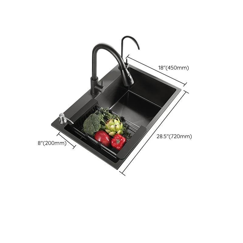 Contemporary Kitchen Sink Stainless Steel Colorfast Drop-In Kitchen Sink -Bathlova