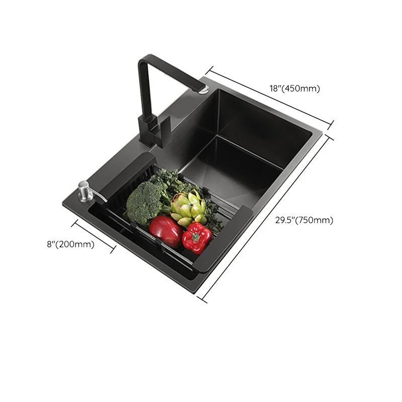 Contemporary Kitchen Sink Stainless Steel Colorfast Drop-In Kitchen Sink -Bathlova