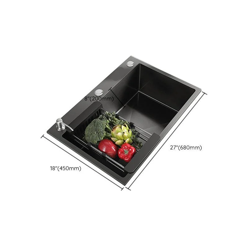 Contemporary Kitchen Sink Stainless Steel Colorfast Drop-In Kitchen Sink -Bathlova