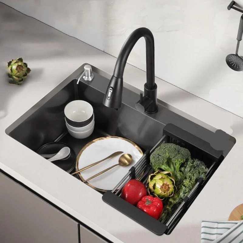 Contemporary Kitchen Sink Stainless Steel Colorfast Drop-In Kitchen Sink -Bathlova