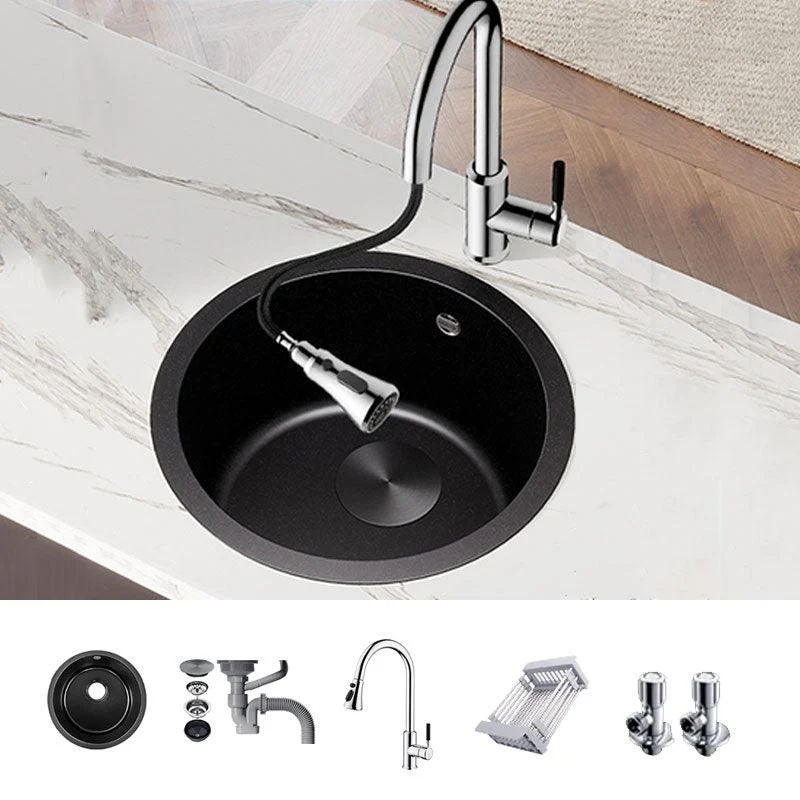 Contemporary Kitchen Sink Stainless Steel Single Bowl Kitchen Sink -Bathlova