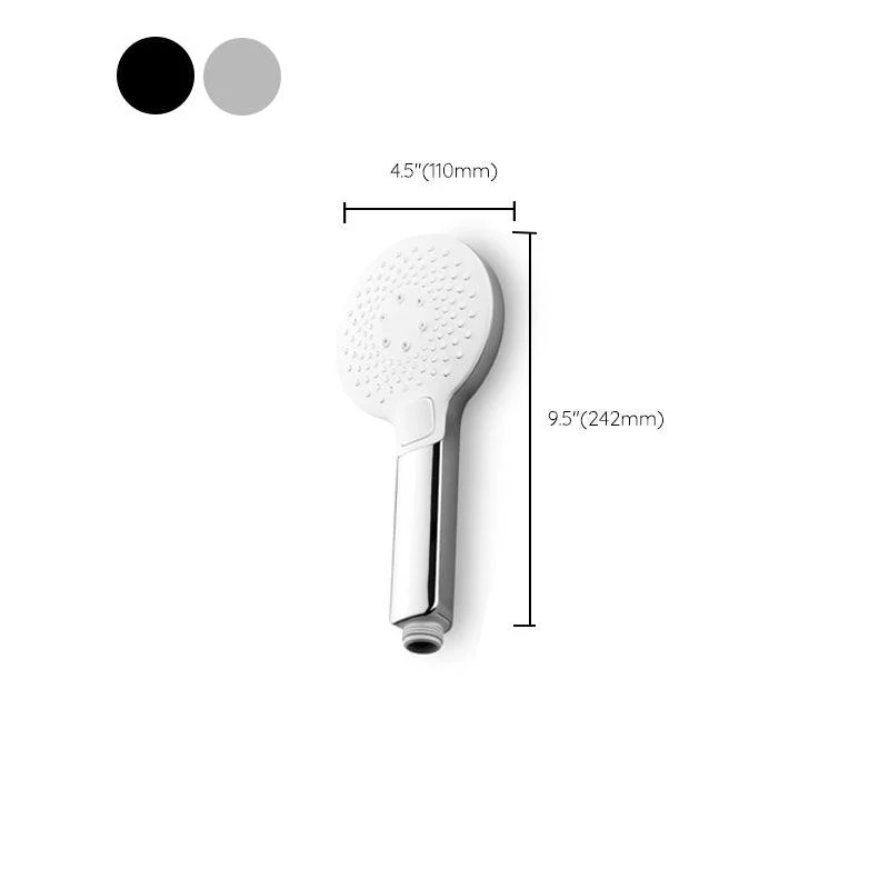 Contemporary Medium Flow Hand Shower Adjustable Spray Pattern Wall-Mount Hand Shower -Bathlova