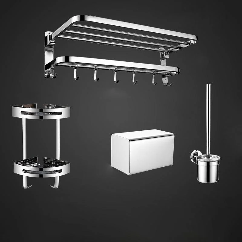 Contemporary Metal Bathroom Accessory As Individual Or As a Set with Paper Holder -Bathlova