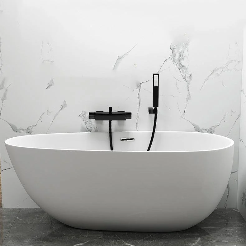 Contemporary Metal Bathtub Tap Double-Handle Bathroom Tap -Bathlova