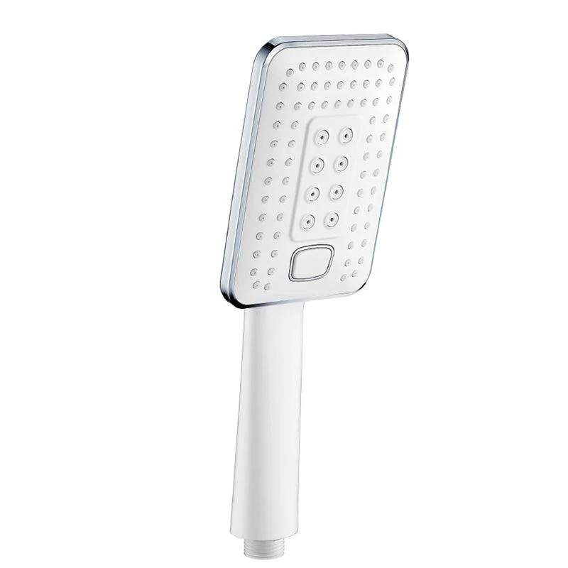 Contemporary Metal Handheld Shower Head Square 3 Setting Spray Head -Bathlova