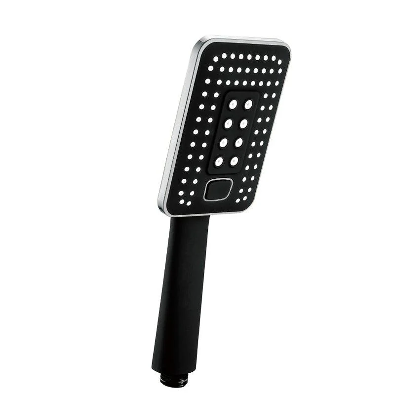 Contemporary Metal Handheld Shower Head Square 3 Setting Spray Head -Bathlova