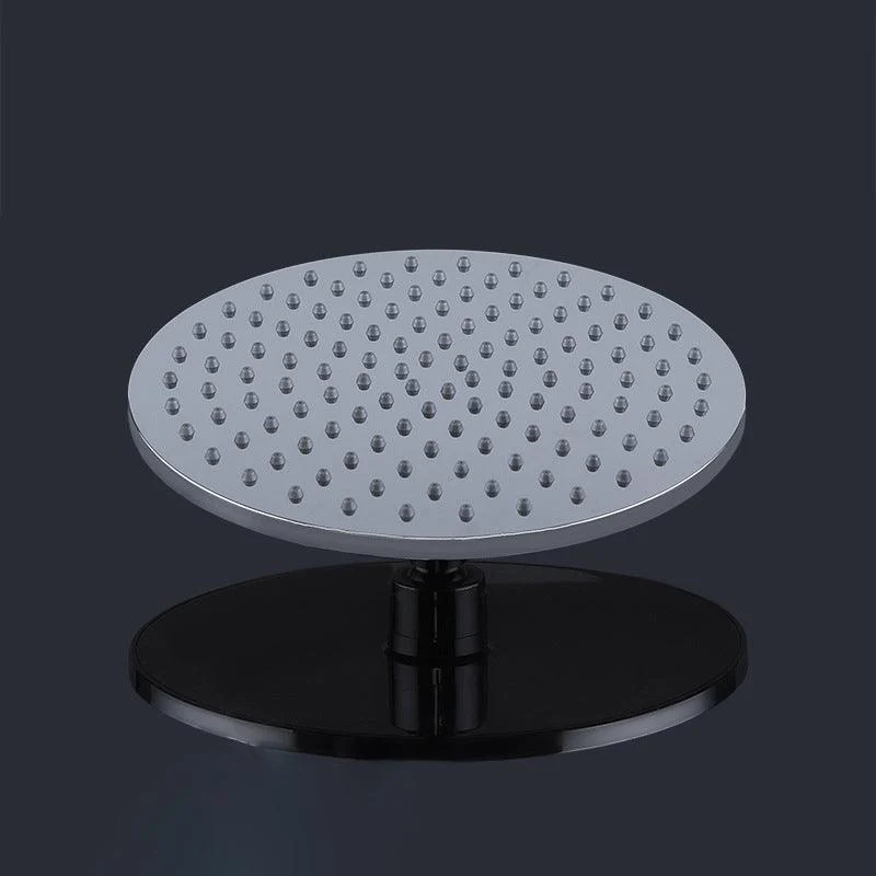 Contemporary Rain Fall Shower Head Combo Round Single Spray Shower Combo -Bathlova