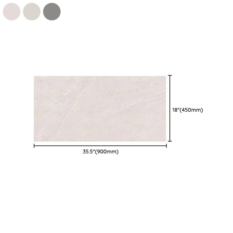 Contemporary Rectangle Tile Porcelain Frosted Floor and Wall Tile -Bathlova