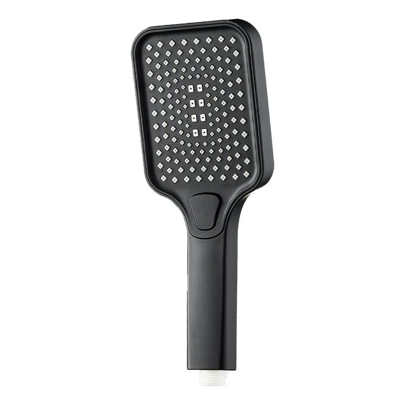 Contemporary Rectangular Hand Shower Adjustable Spray Pattern Showerhead -Bathlova