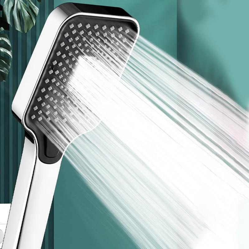 Contemporary Rectangular Hand Shower Adjustable Spray Pattern Showerhead -Bathlova