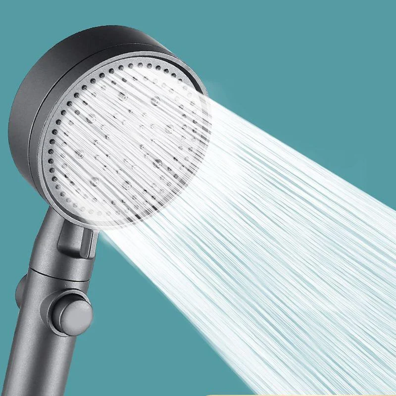 Contemporary Round Hand Shower Adjustable Spray Pattern Wall-Mount Showerhead -Bathlova