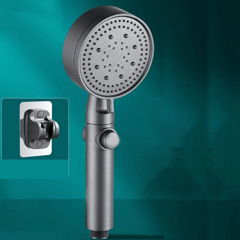 Contemporary Round Hand Shower Adjustable Spray Pattern Wall-Mount Showerhead -Bathlova