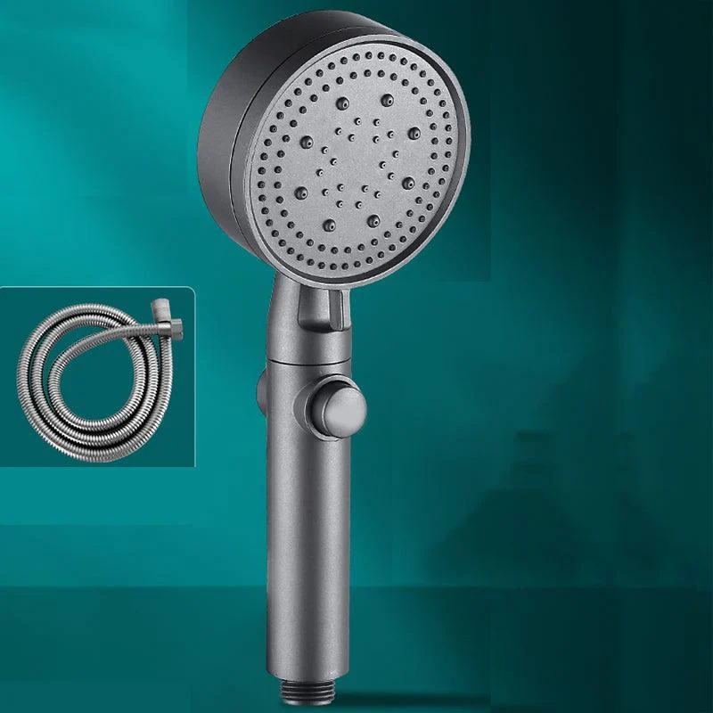 Contemporary Round Hand Shower Adjustable Spray Pattern Wall-Mount Showerhead -Bathlova