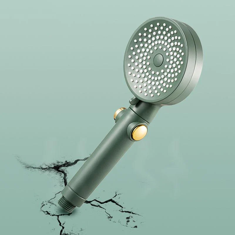 Contemporary Round Shower Head Combo Handheld Shower Head 9.8 Inch H Spray Head -Bathlova