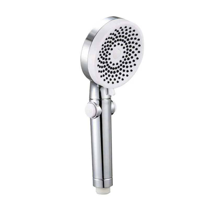 Contemporary Round Shower Head Combo Handheld Shower Head 9.8 Inch H Spray Head -Bathlova