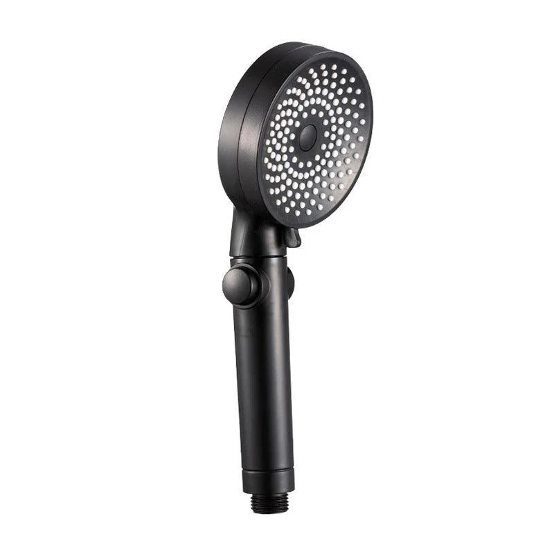 Contemporary Round Shower Head Combo Handheld Shower Head 9.8 Inch H Spray Head -Bathlova