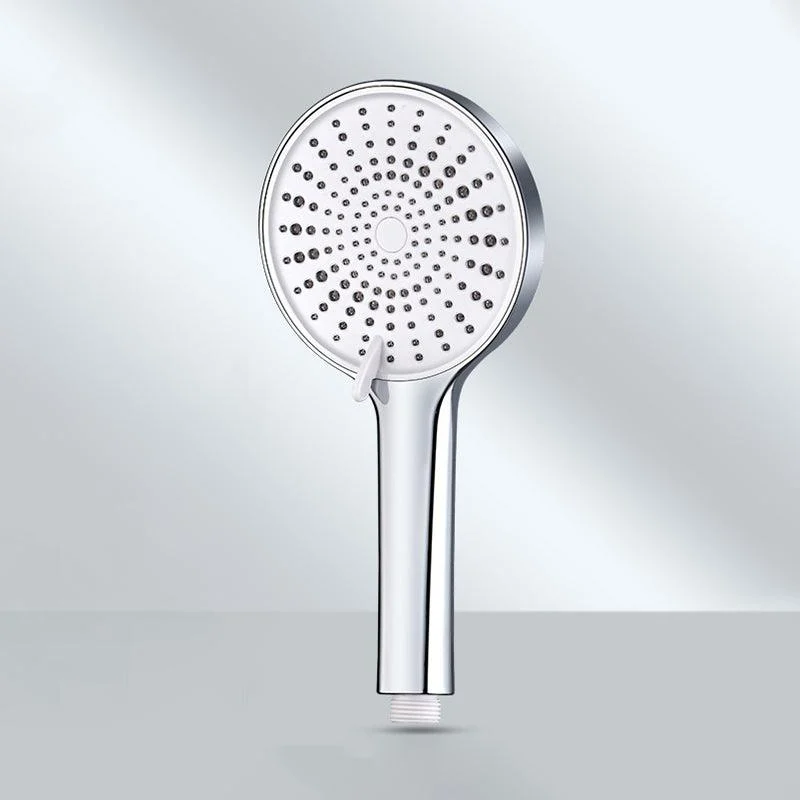 Contemporary Round Shower Head Pure Color Handheld Shower Head -Bathlova