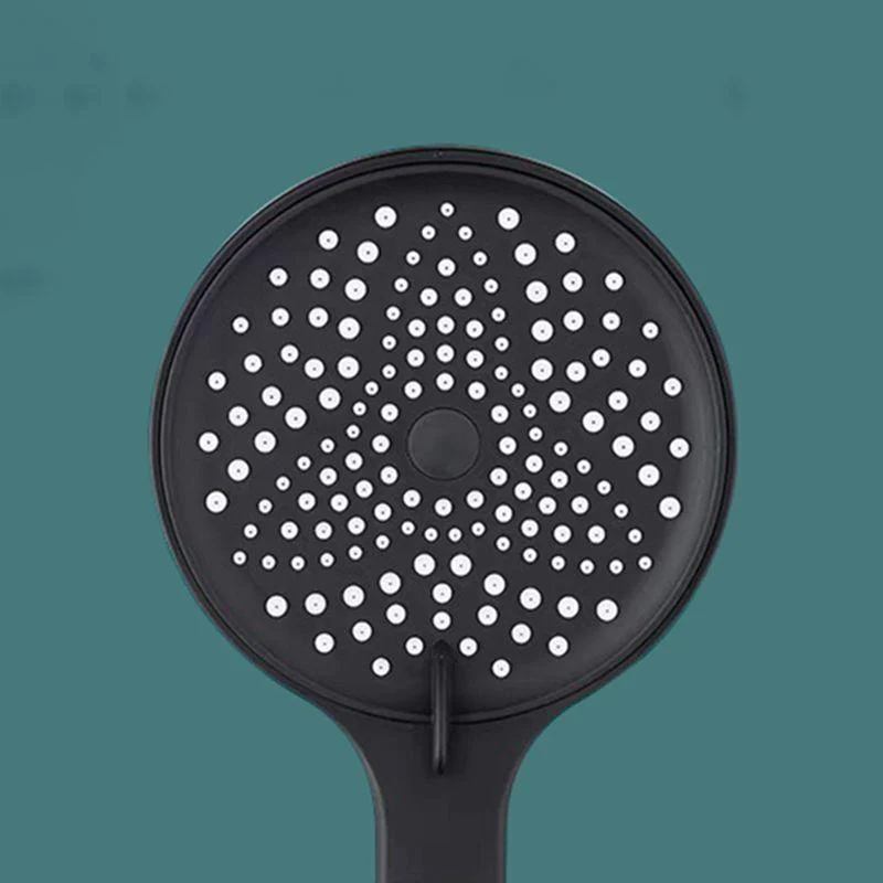 Contemporary Round Shower Head Solid Color Handheld Shower Head for Bathroom -Bathlova