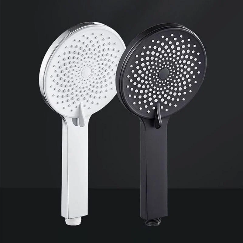 Contemporary Round Shower Head Solid Color Handheld Shower Head for Bathroom -Bathlova