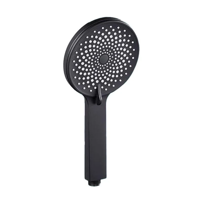 Contemporary Round Shower Head Solid Color Handheld Shower Head for Bathroom -Bathlova