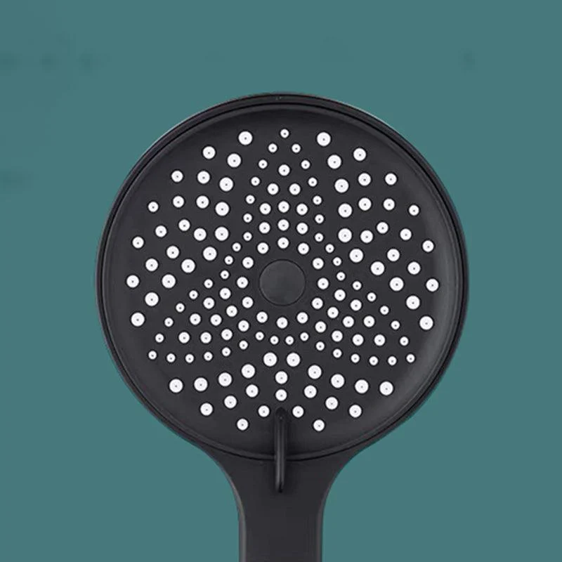 Contemporary Round Shower Head Solid Color Handheld Shower Head for Bathroom -Bathlova