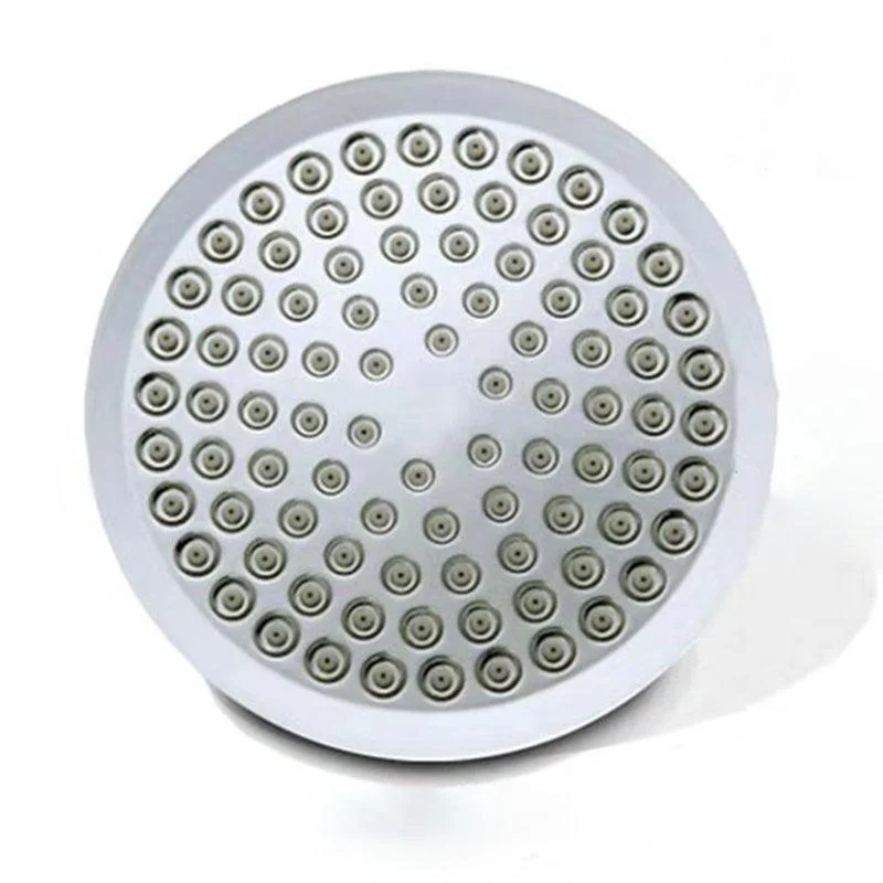 Contemporary Shower Combo Fixed Shower Head Stainless Steel Wall-Mount Round Shower Head -Bathlova