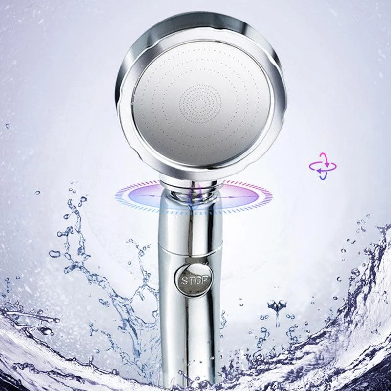 Contemporary Shower Combo Handheld Shower Head Plastic Wall-Mount Round Shower Head Combo -Bathlova