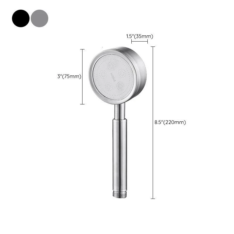 Contemporary Shower Combo Handheld Shower Head with Round Shape -Bathlova