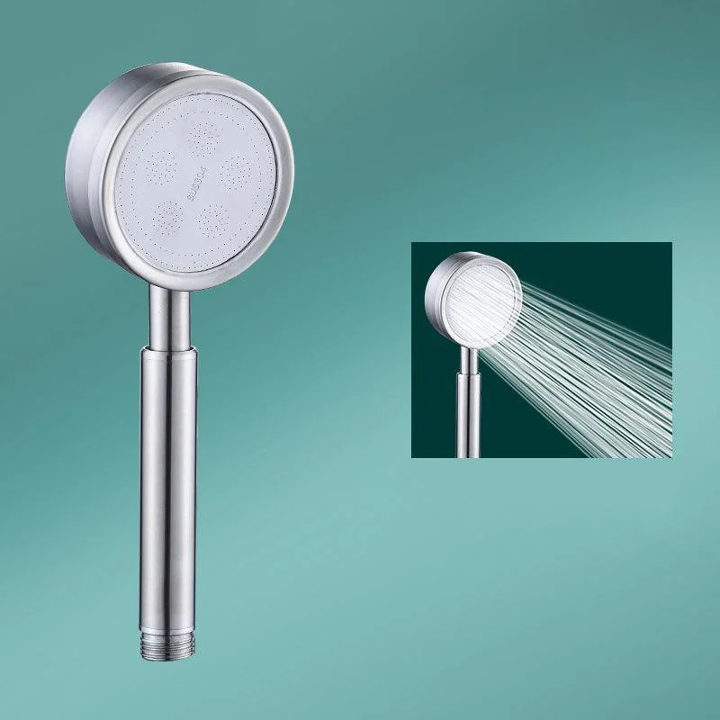 Contemporary Shower Combo Handheld Shower Head with Round Shape -Bathlova