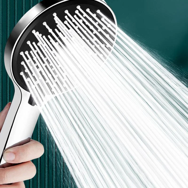 Contemporary Shower Head 5 Setting Adjustable Spray Pattern Handheld Shower Head -Bathlova