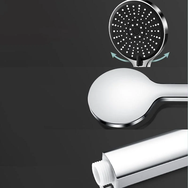 Contemporary Shower Head 5 Setting Adjustable Spray Pattern Handheld Shower Head -Bathlova