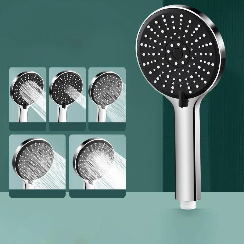 Contemporary Shower Head 5 Setting Adjustable Spray Pattern Handheld Shower Head -Bathlova