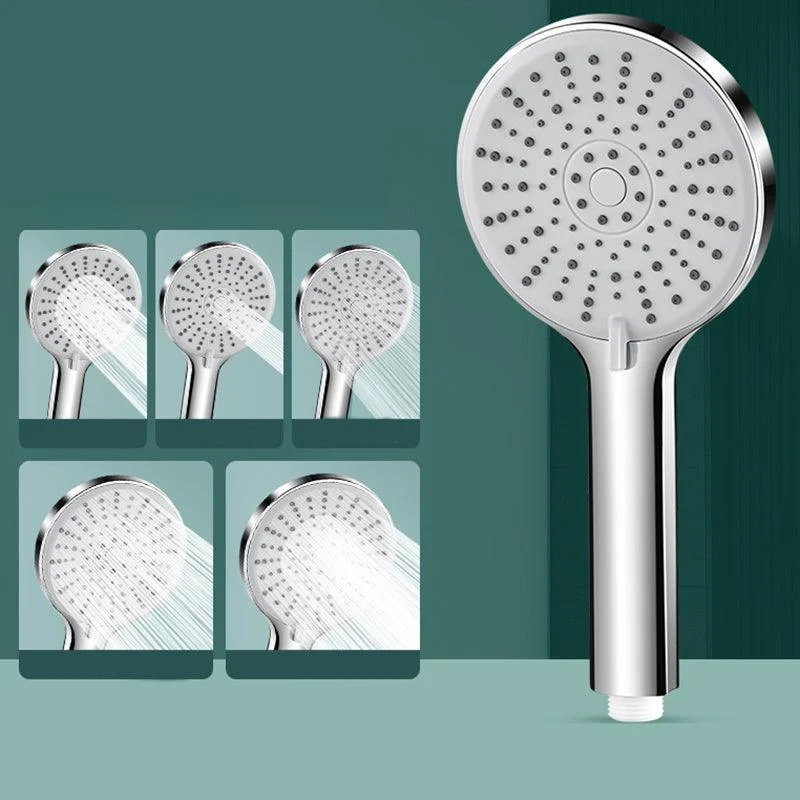 Contemporary Shower Head 5 Setting Adjustable Spray Pattern Handheld Shower Head -Bathlova