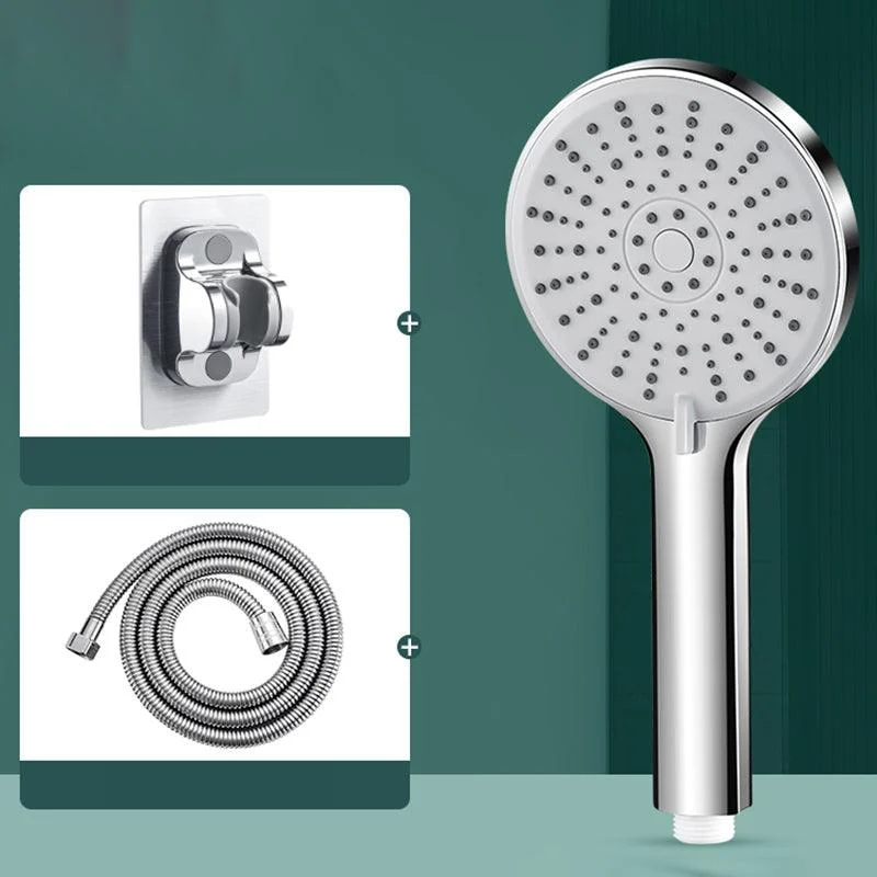 Contemporary Shower Head 5 Setting Adjustable Spray Pattern Handheld Shower Head -Bathlova