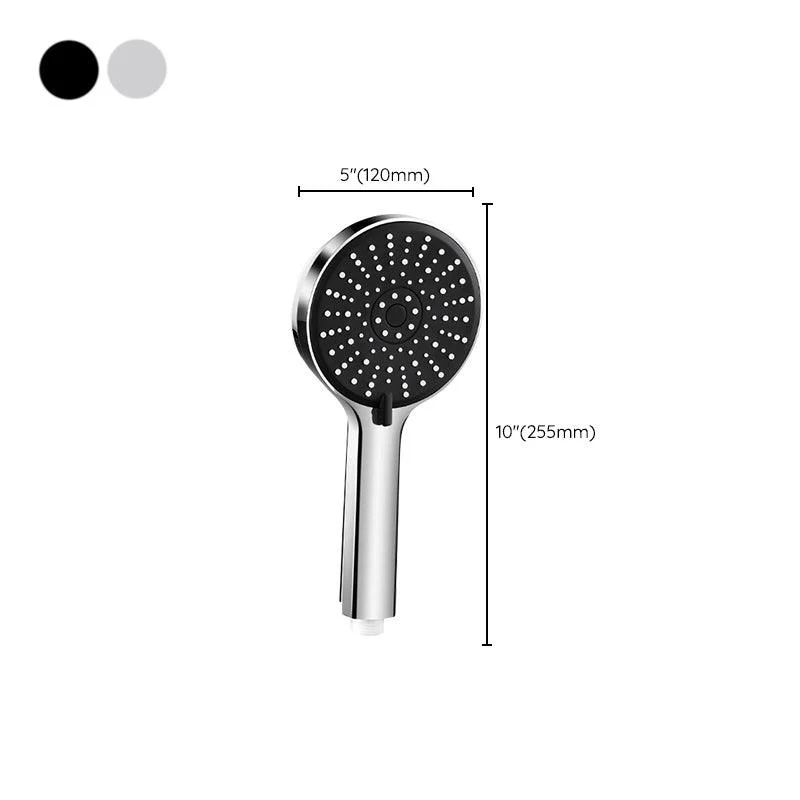 Contemporary Shower Head 5 Setting Adjustable Spray Pattern Handheld Shower Head -Bathlova