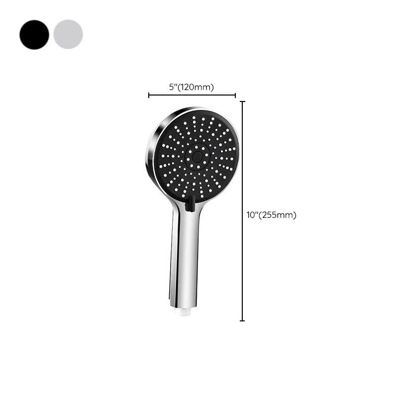 Contemporary Shower Head 5 Setting Adjustable Spray Pattern Handheld Shower Head -Bathlova