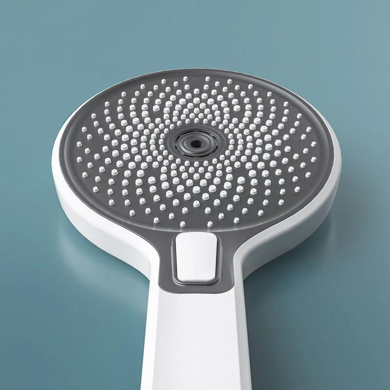 Contemporary Shower Head Color Block Square and Round Handheld Shower Head -Bathlova