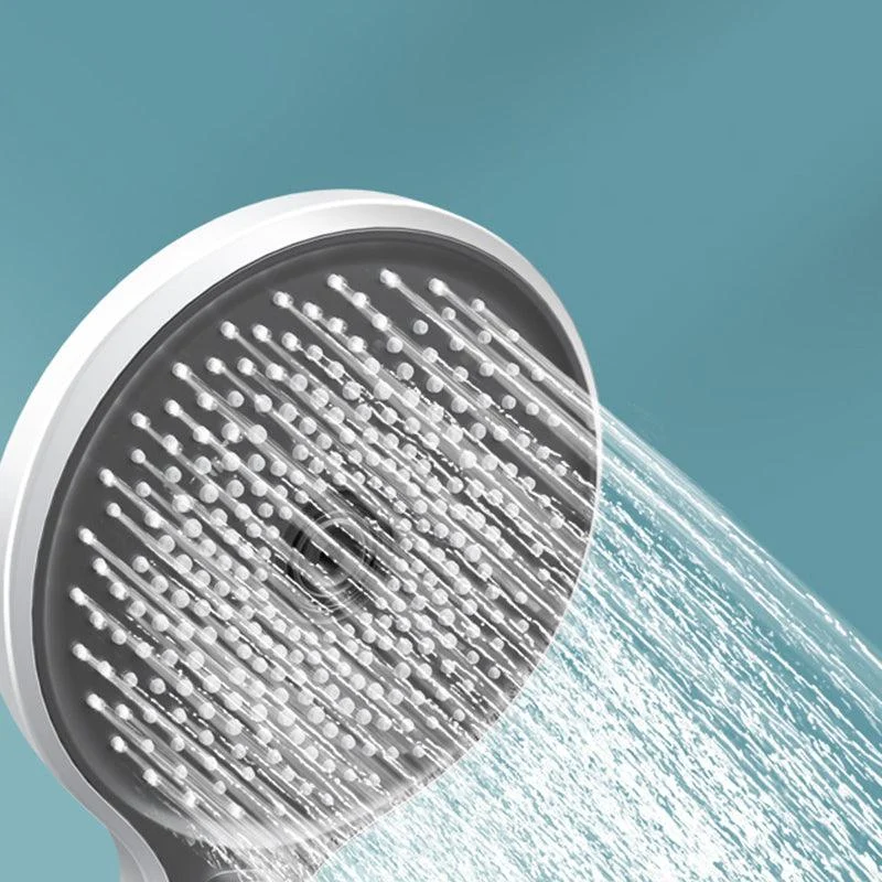 Contemporary Shower Head Color Block Square and Round Handheld Shower Head -Bathlova