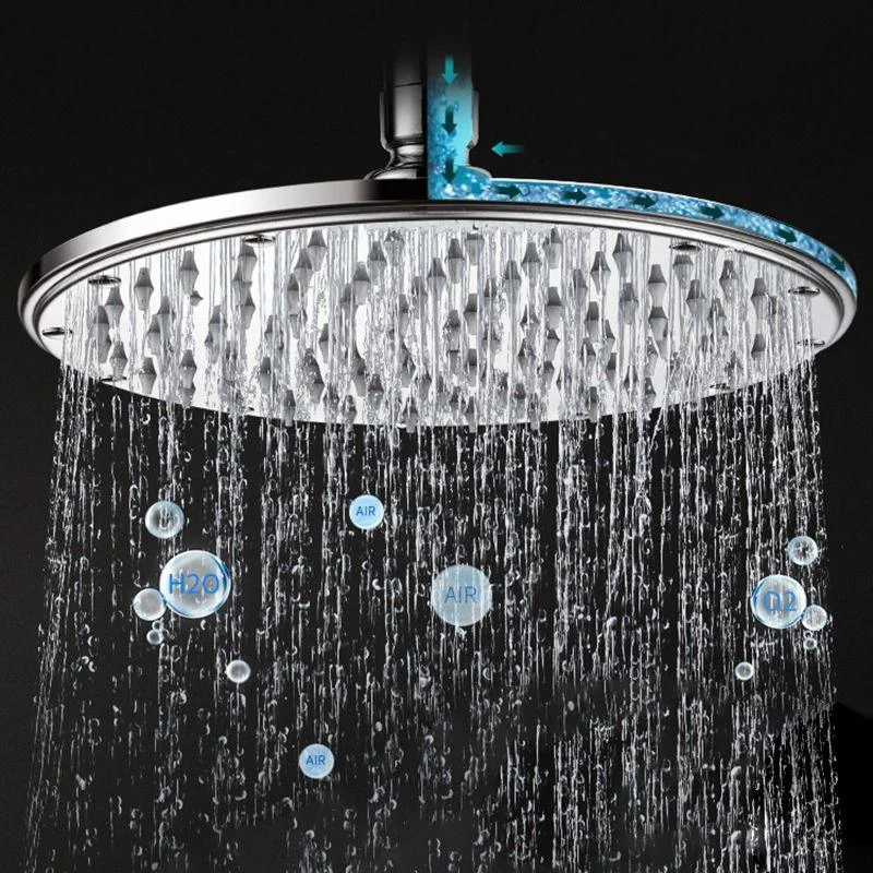 Contemporary Shower Head Combo Dual Shower Head Stainless Steel Wall-Mount Shower Head -Bathlova