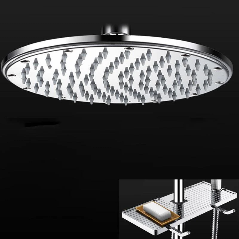 Contemporary Shower Head Combo Dual Shower Head Stainless Steel Wall-Mount Shower Head -Bathlova