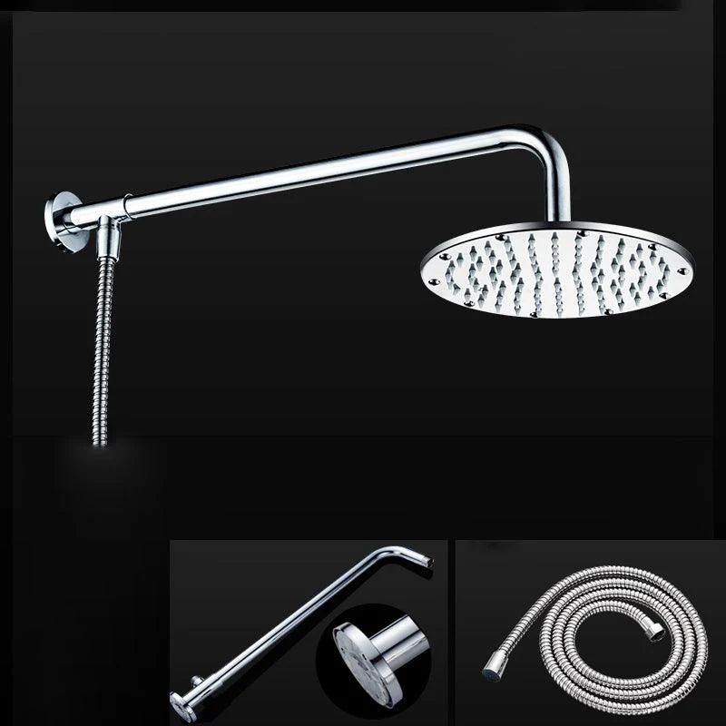 Contemporary Shower Head Combo Dual Shower Head Stainless Steel Wall-Mount Shower Head -Bathlova