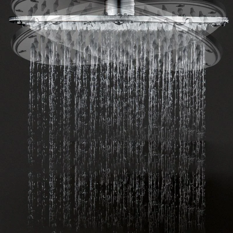 Contemporary Shower Head Combo Dual Shower Head Stainless Steel Wall-Mount Shower Head -Bathlova