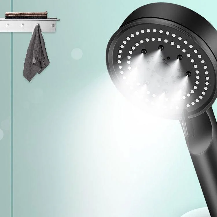 Contemporary Shower Head Combo Handheld Shower Head Plastic Wall-Mount Round Shower Combo -Bathlova