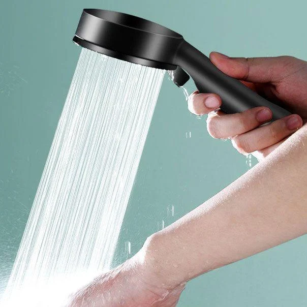 Contemporary Shower Head Combo Handheld Shower Head Plastic Wall-Mount Round Shower Combo -Bathlova