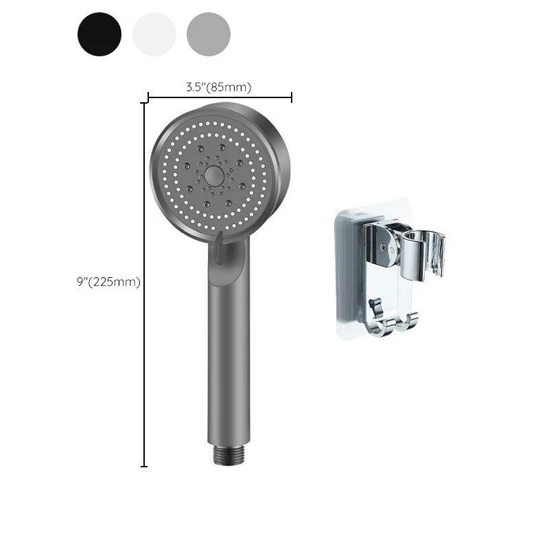 Contemporary Shower Head Combo Handheld Shower Head Plastic Wall-Mount Round Shower Combo -Bathlova